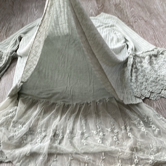 NWT  TUNIC MADE IT ITALY 100% VISCOSE MINT COLOR ONE SIZE - Picture 7 of 16